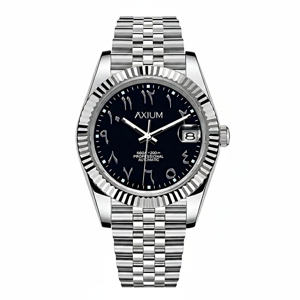 DateJust BlackArabic